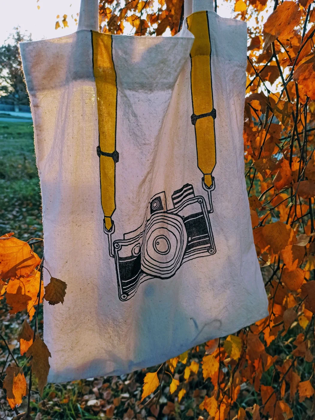 Close-Up Shot of a Tote Bag