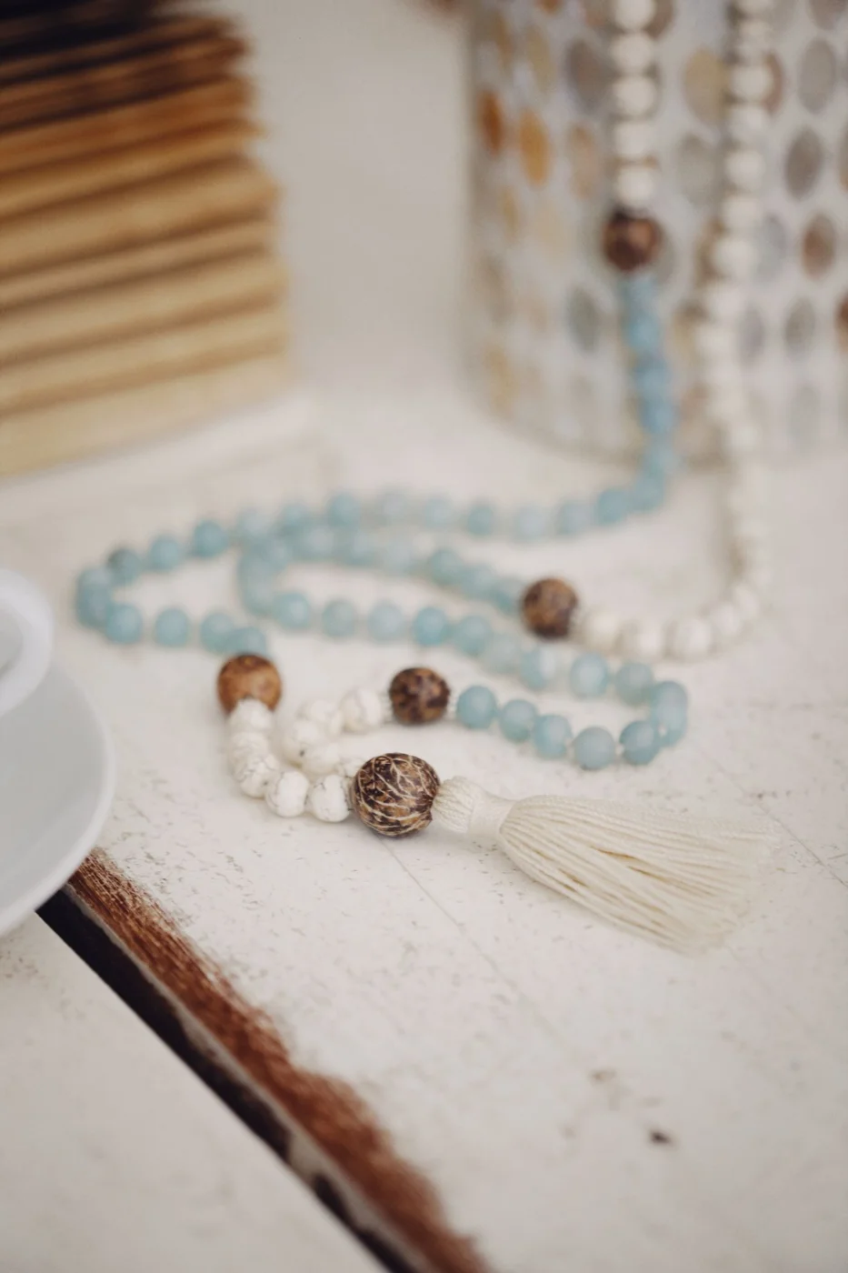 Necklace on Table