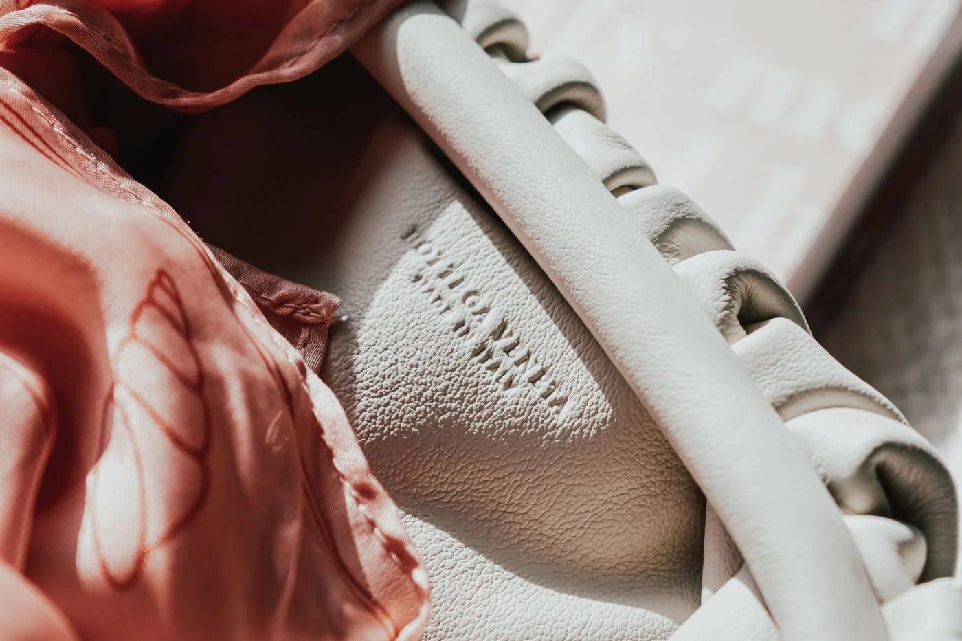 Close-up of a Leather Handbag